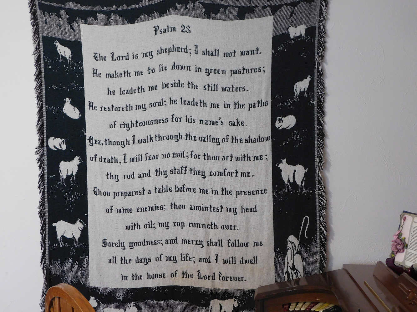 Psalm 23 tapestry